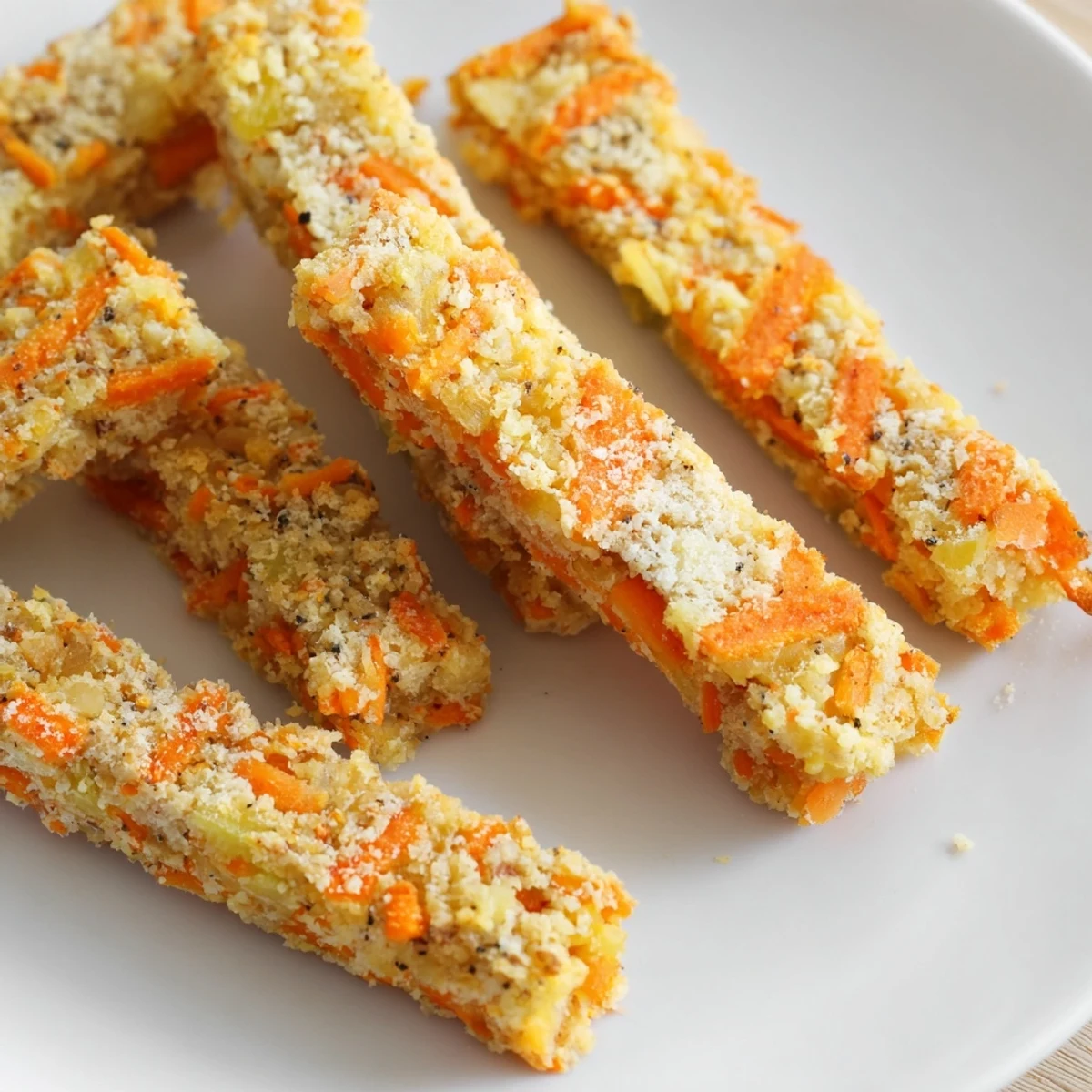 Crunchy homemade apple and carrot dog treats shaped like bones