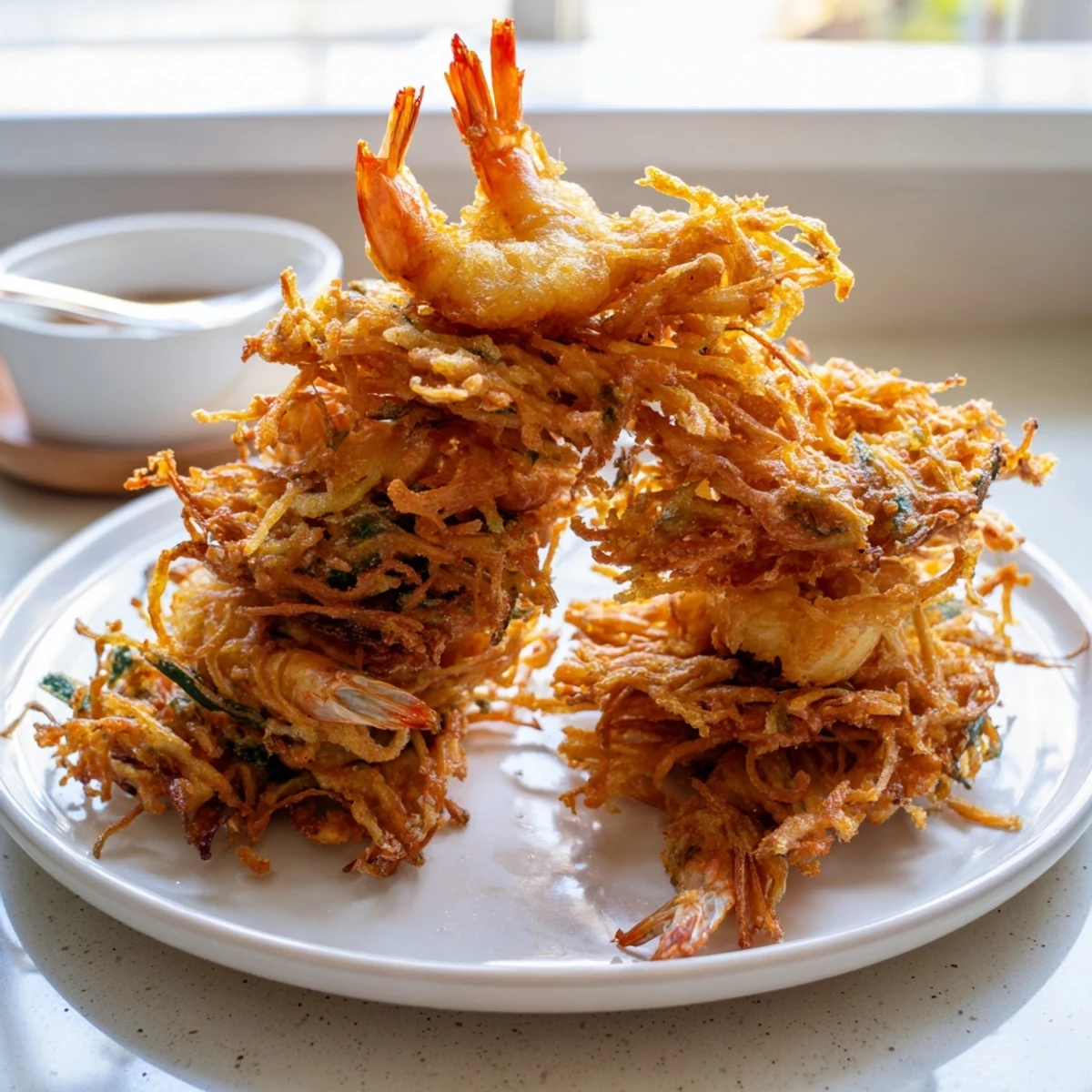 Ukoy Filipino Shrimp Fritters