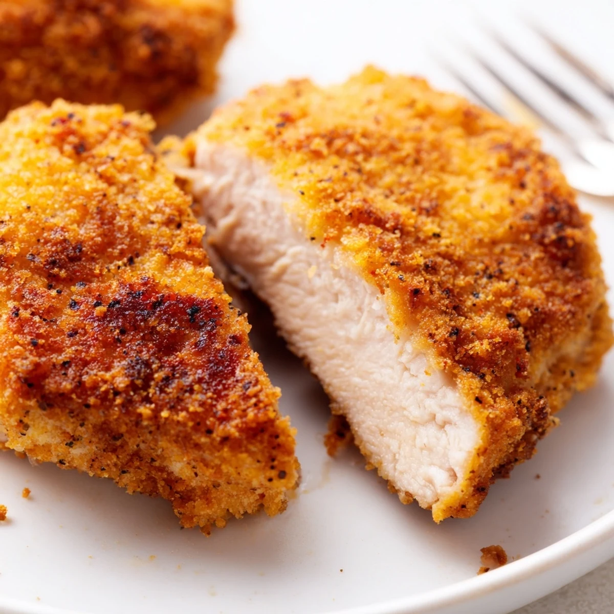 Crispy golden Chicken Bites piled on a plate, steam rising, ranch nearby.