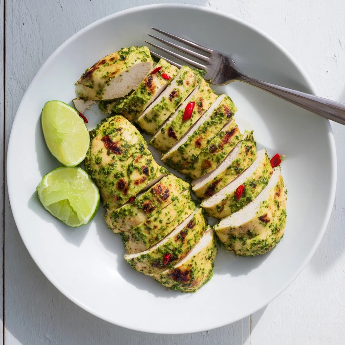 Juicy marinated chicken with zesty lime juice and spices grilled to perfection