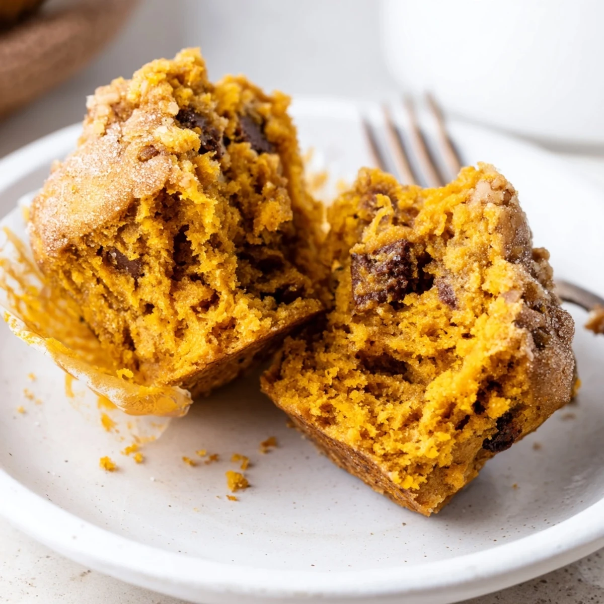Warm Butternut Squash Banana Muffins cooling on wire rack, cinnamon aroma.