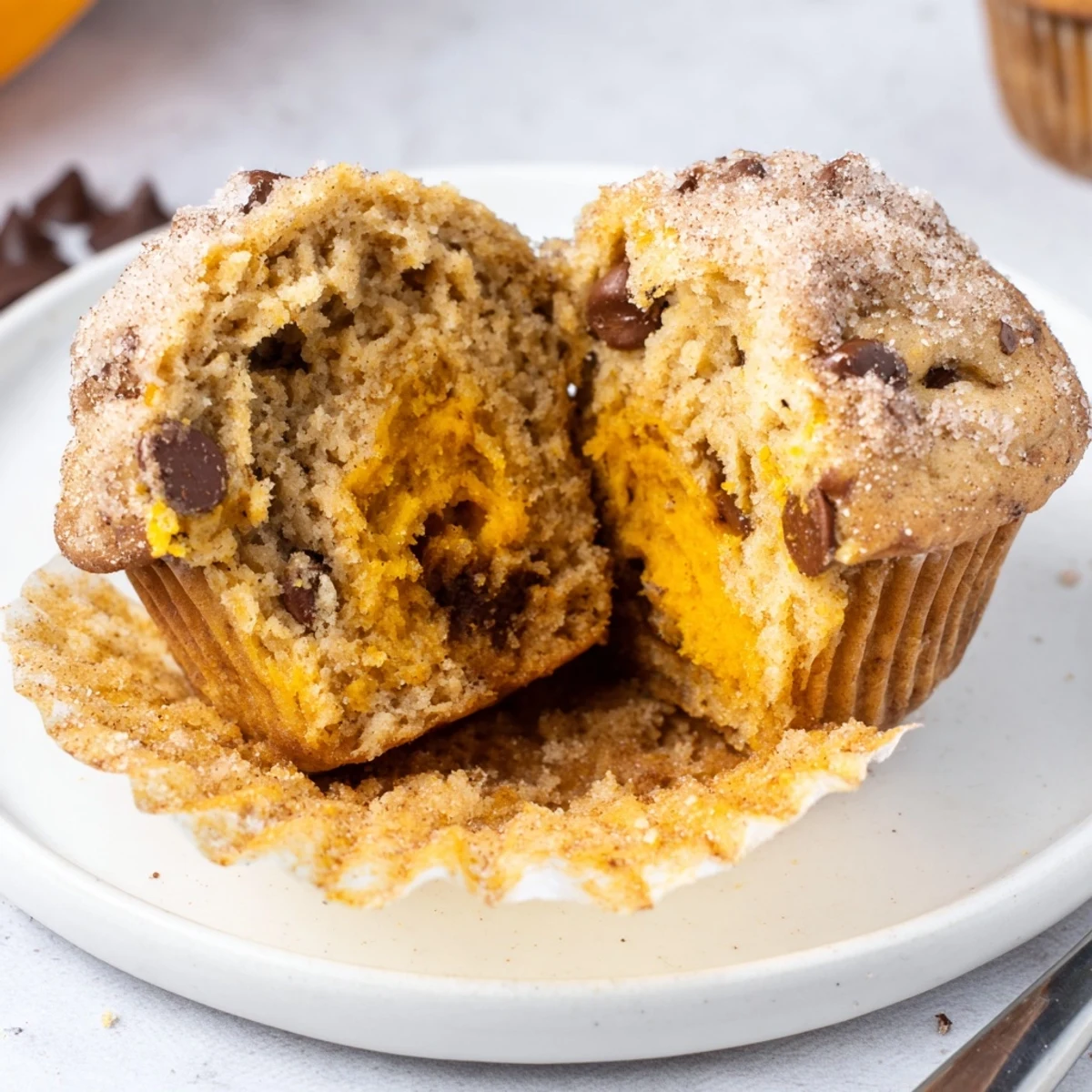 Moist Butternut Squash Banana Muffins with walnut crunch, perfect autumn breakfast.