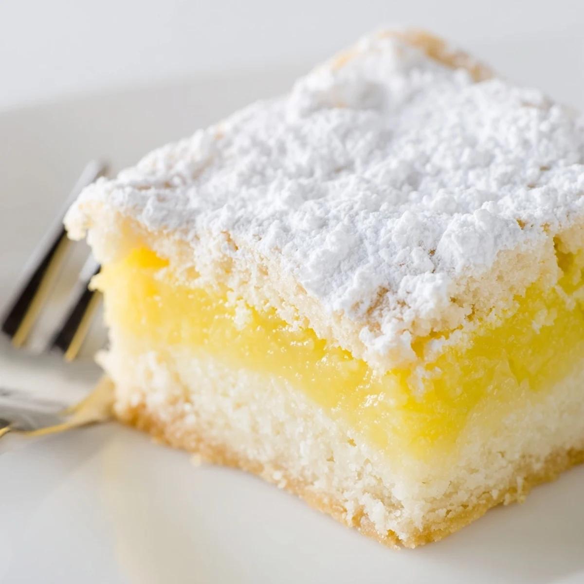 Buttery shortbread crust supports a tangy lemon filling in these bright simple lemon bars.