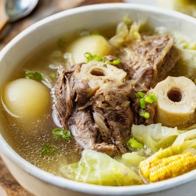 Filipino Bulalo Beef Shank Soup