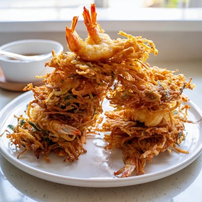 Ukoy Filipino Shrimp Fritters