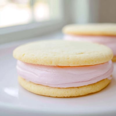 Pastel Sugar Cookie Sandwiches
