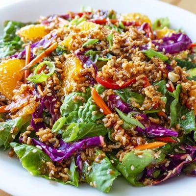Mandarin Sesame Crunch Salad